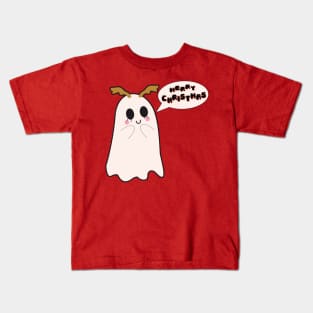 Cute Christmas Ghost Kids T-Shirt